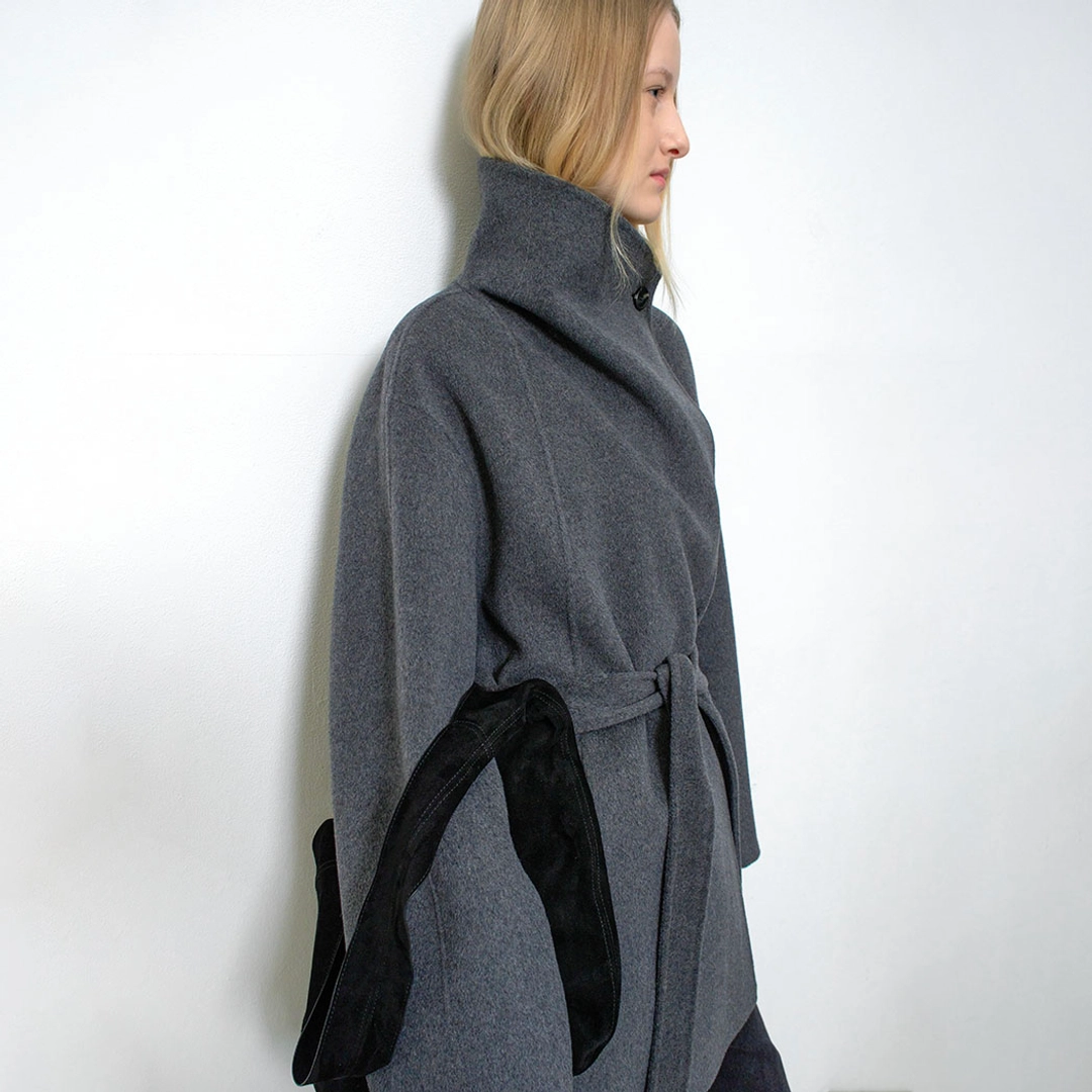 아뜰리에 나인 (Z-CT-1460)TOQUE WOOL HANDMADE HALF COAT S 상품 이미지 1