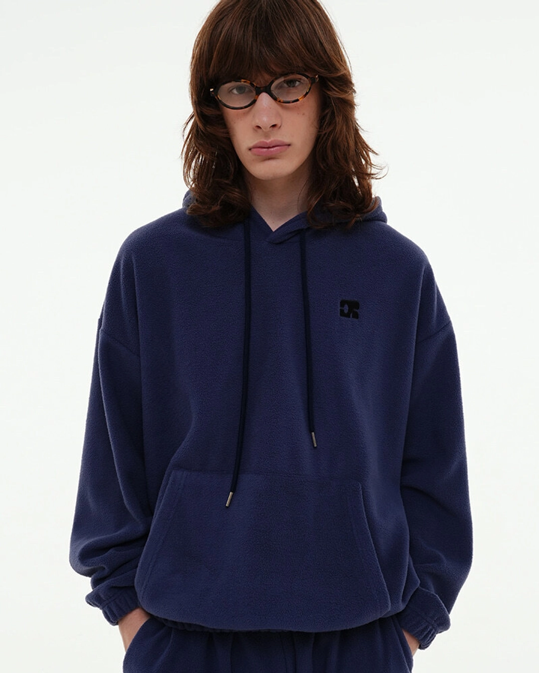 센토르 CENTAUR FLEECE HOODIE_NAVY 상품 이미지 2