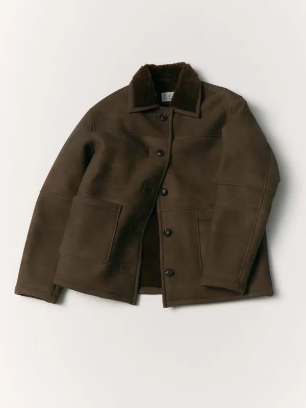 Martha Shearling Jacket(Brown)