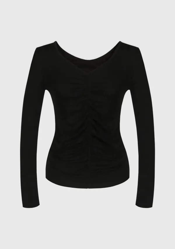2nd) 2Way Soft Shirring Top (2colors)