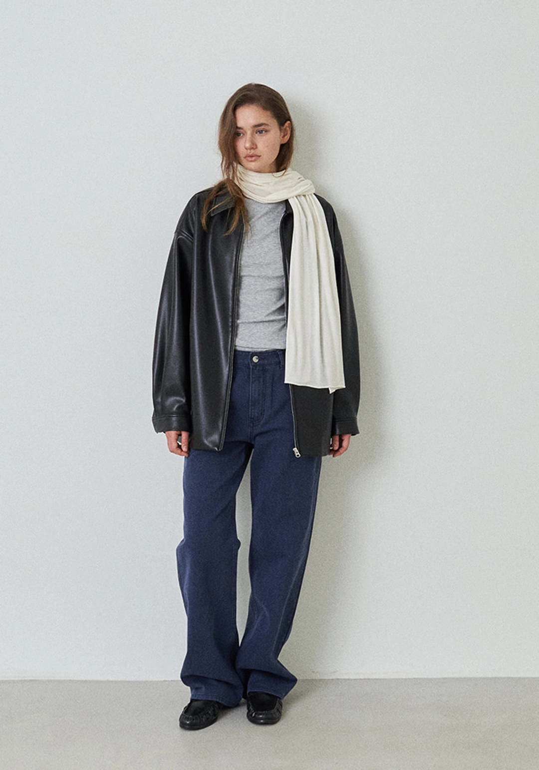 이브세이지 [8차 리오더] Cotton scarf (Ivory) 상품 이미지 2