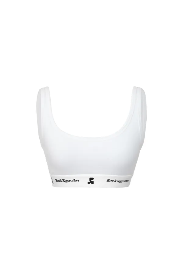 RR COTTON BRA - WHITE