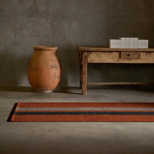 Double Stripe Runner - Ochre/Black Marle/Flint
