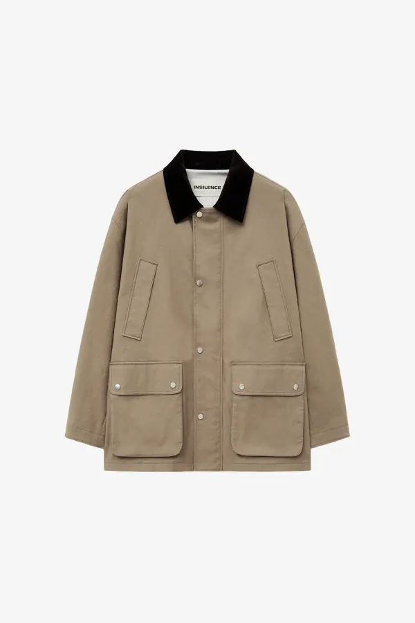 덕 캔버스 초어 자켓 BEIGE