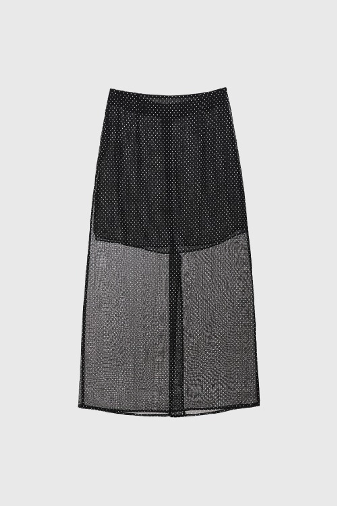 퀸스래빗 Misty Dot Layered Midi Skirt 상품 이미지 3