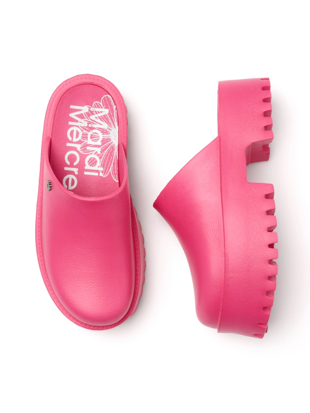 마르디 메크르디 FLOWER RIVET PLATFORM MULE_HOT PINK 상품 이미지 2
