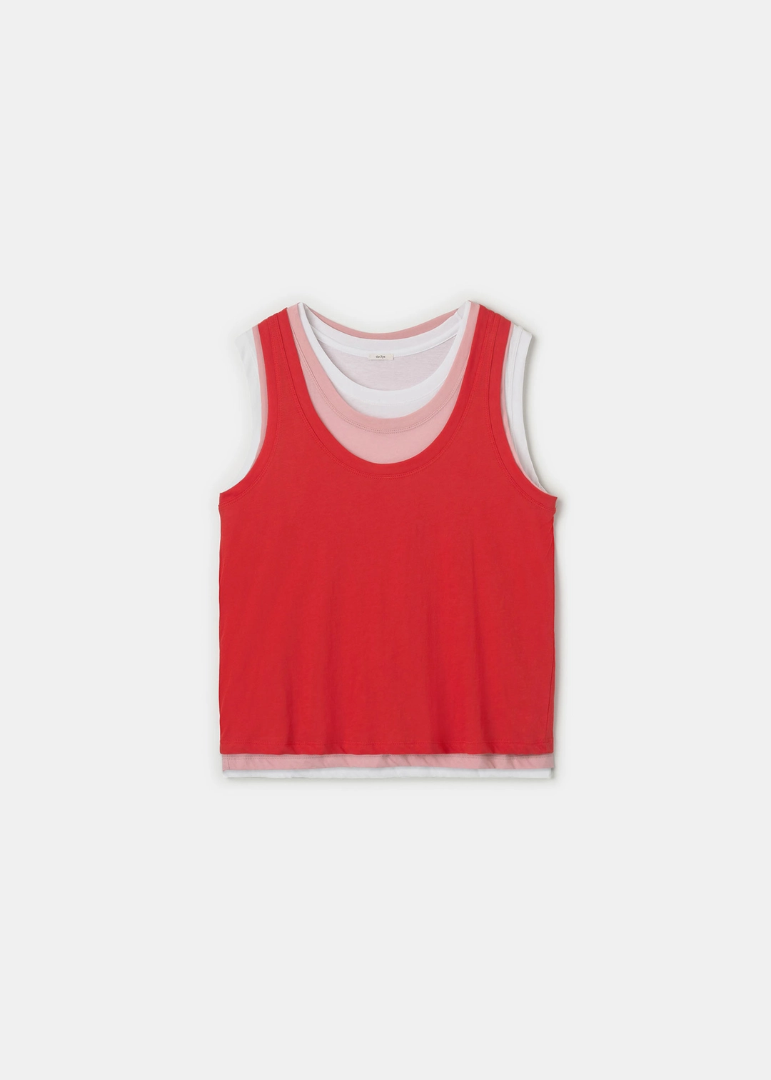 더라이 3-Piece Layered Sleeveless(Red) 상품 이미지 3