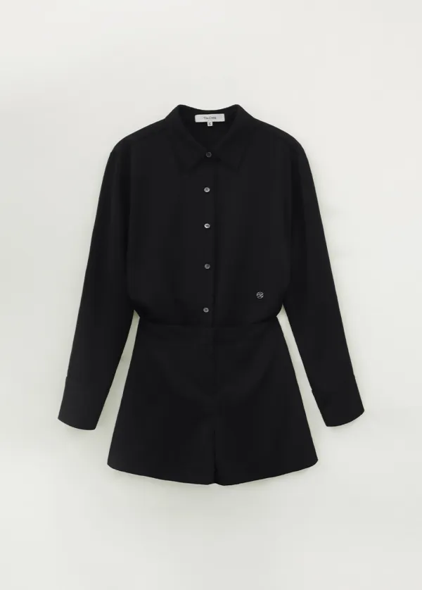 CHIXLABEL H 26SS 카일리 점프수트 - Black