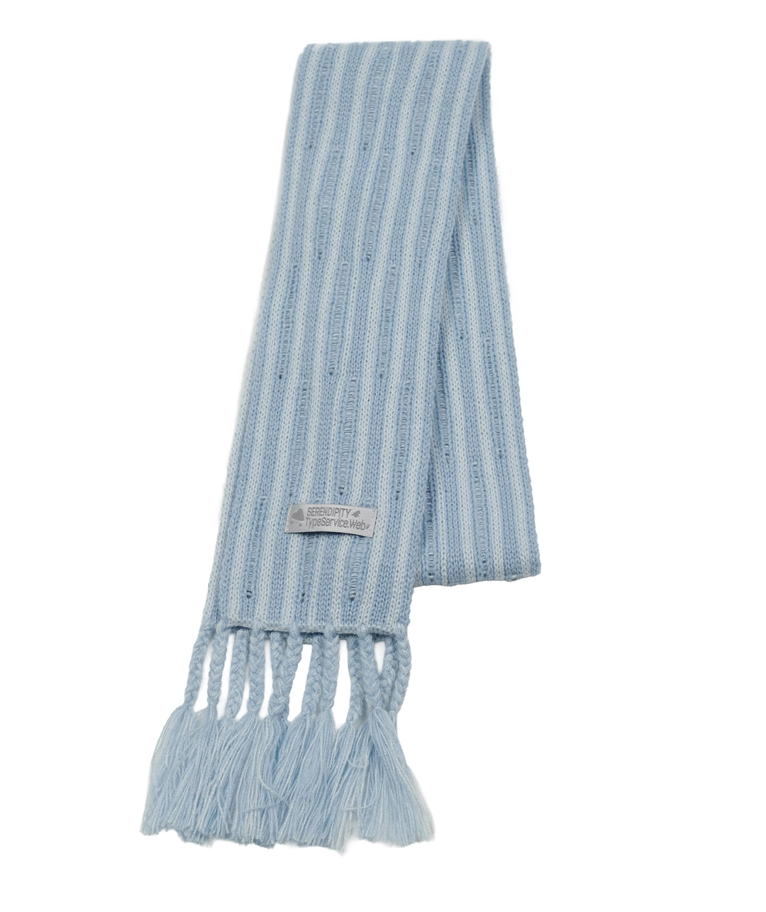 타입서비스 Ribbed Tail Muffler [Sky Blue] 상품 이미지 3