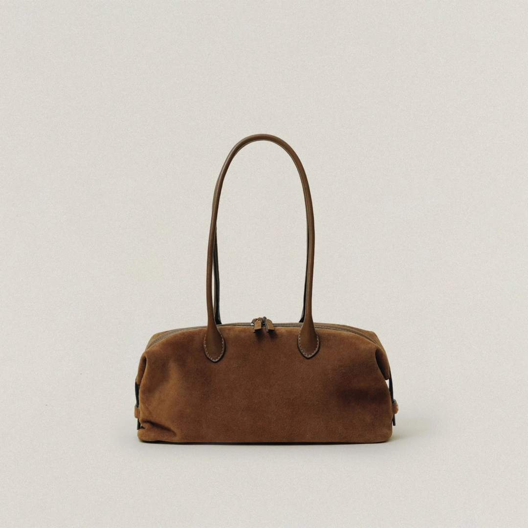 투티에 SAC PATTE SMALL SUEDE CAMEL 상품 이미지 1