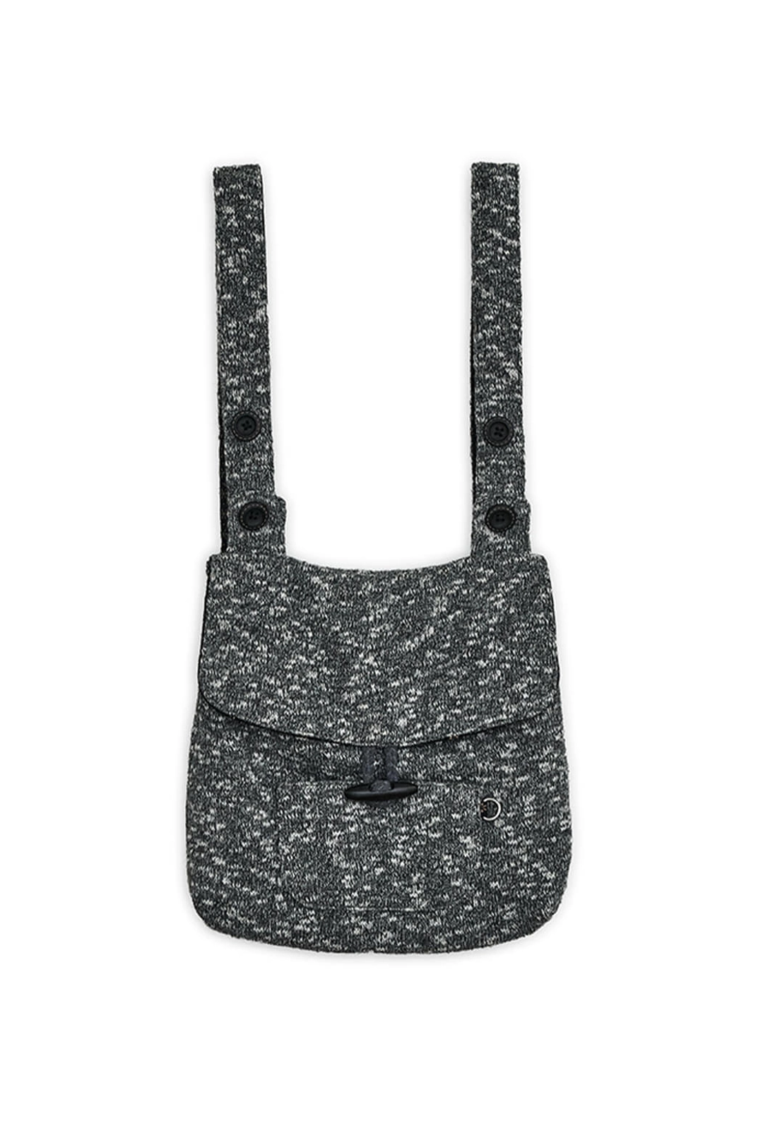 허그유어스킨 Knitted duffle button back-pack (Charcoal) 상품 이미지 1