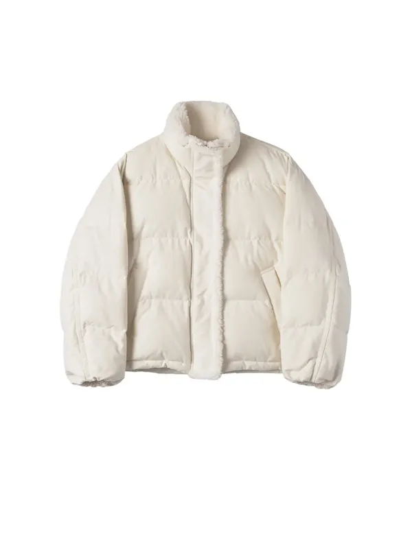 Peggy Goose Down Short Padding Ivory