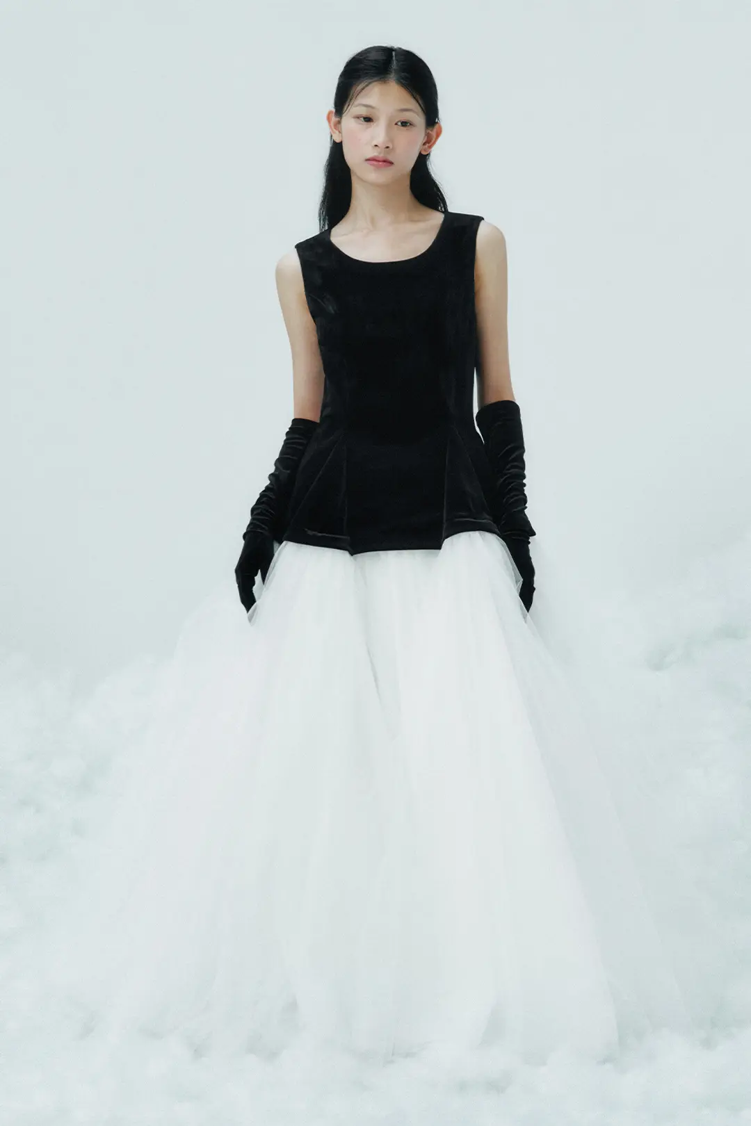 더티스 Princess Pearl Maxi Sha Long Dress (Black) 상품 이미지 2