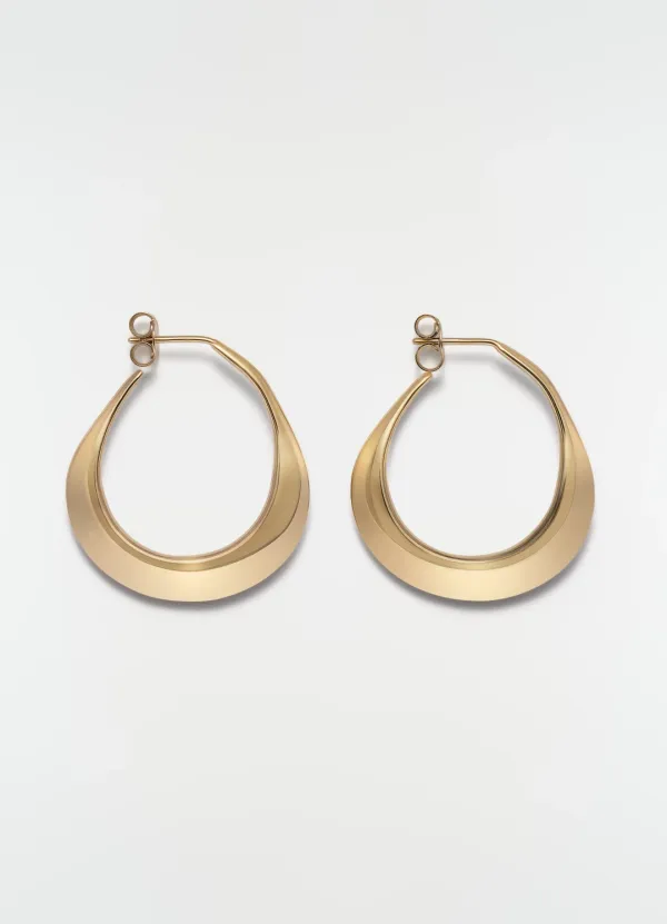 DROP HOOP EARRINGS IN VERMEIL
