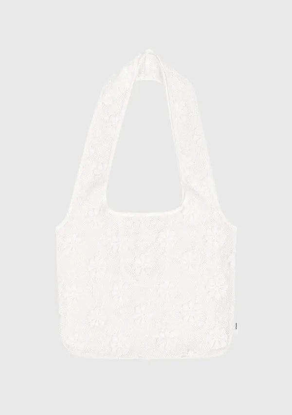 2nd) Floral Lace Shoulder Bag