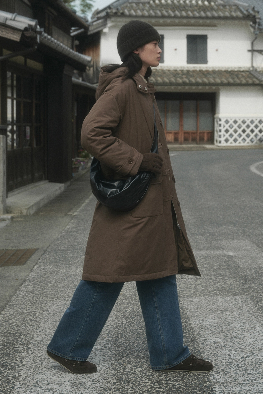 세이지먼트 [당일출고] HALF MOON STRAP BAG_BLACK 상품 이미지 2