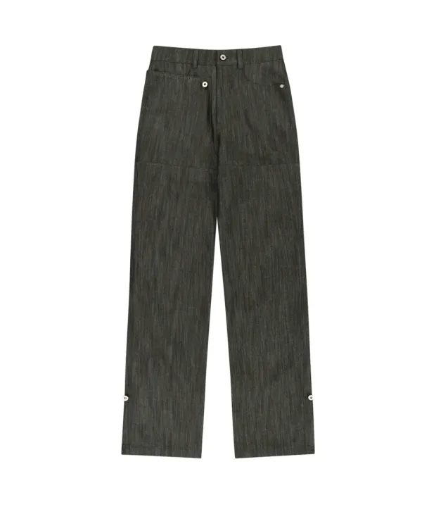 Metal Denim Pants / Khaki