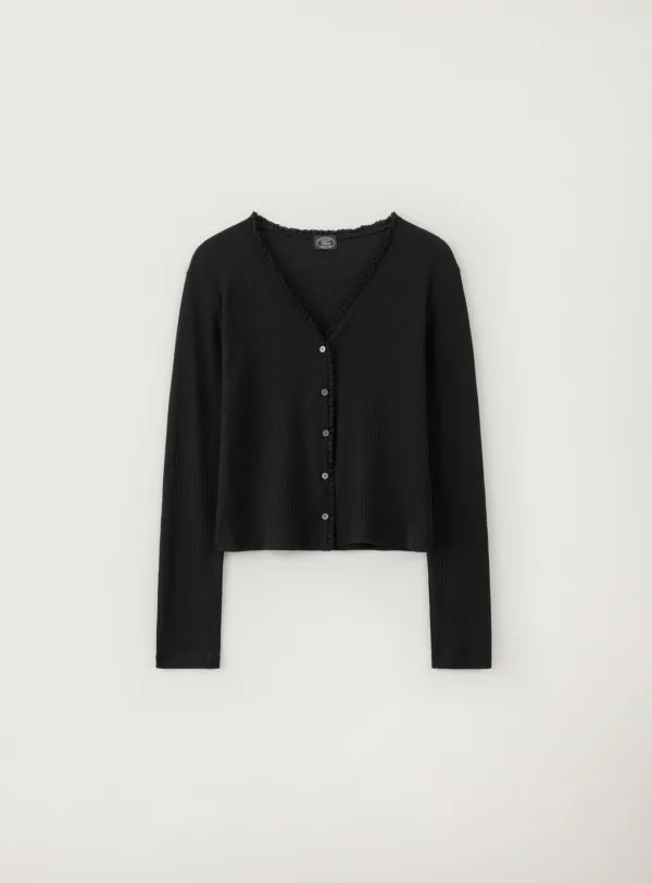 로지 레이스 가디건 셋트_Black
