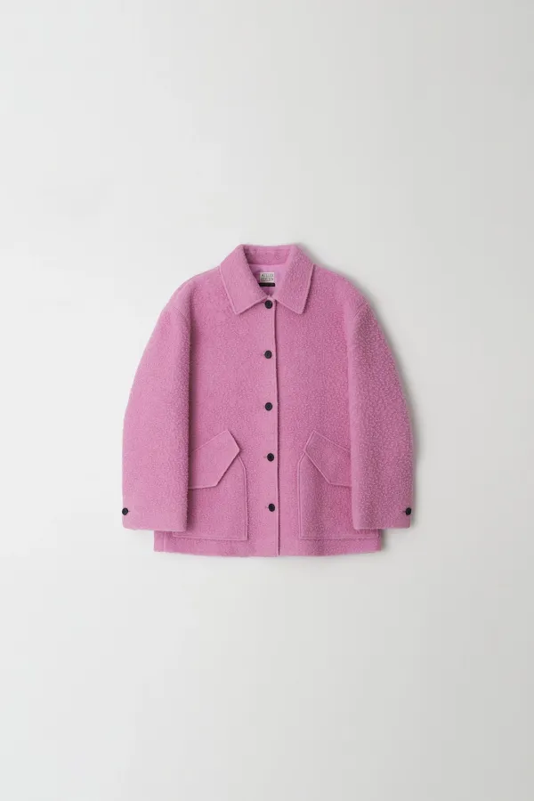 Diagonal Pocket Jacket (pink)