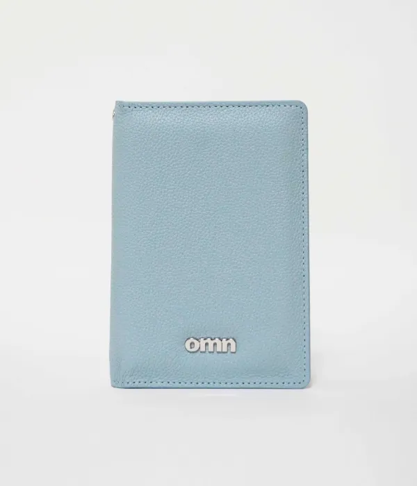 [Anti-Skimming] memory passpot wallet _Teal blue