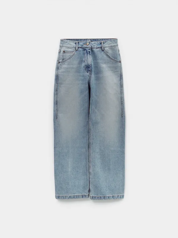 New Straight Fit Denim_Light Blue