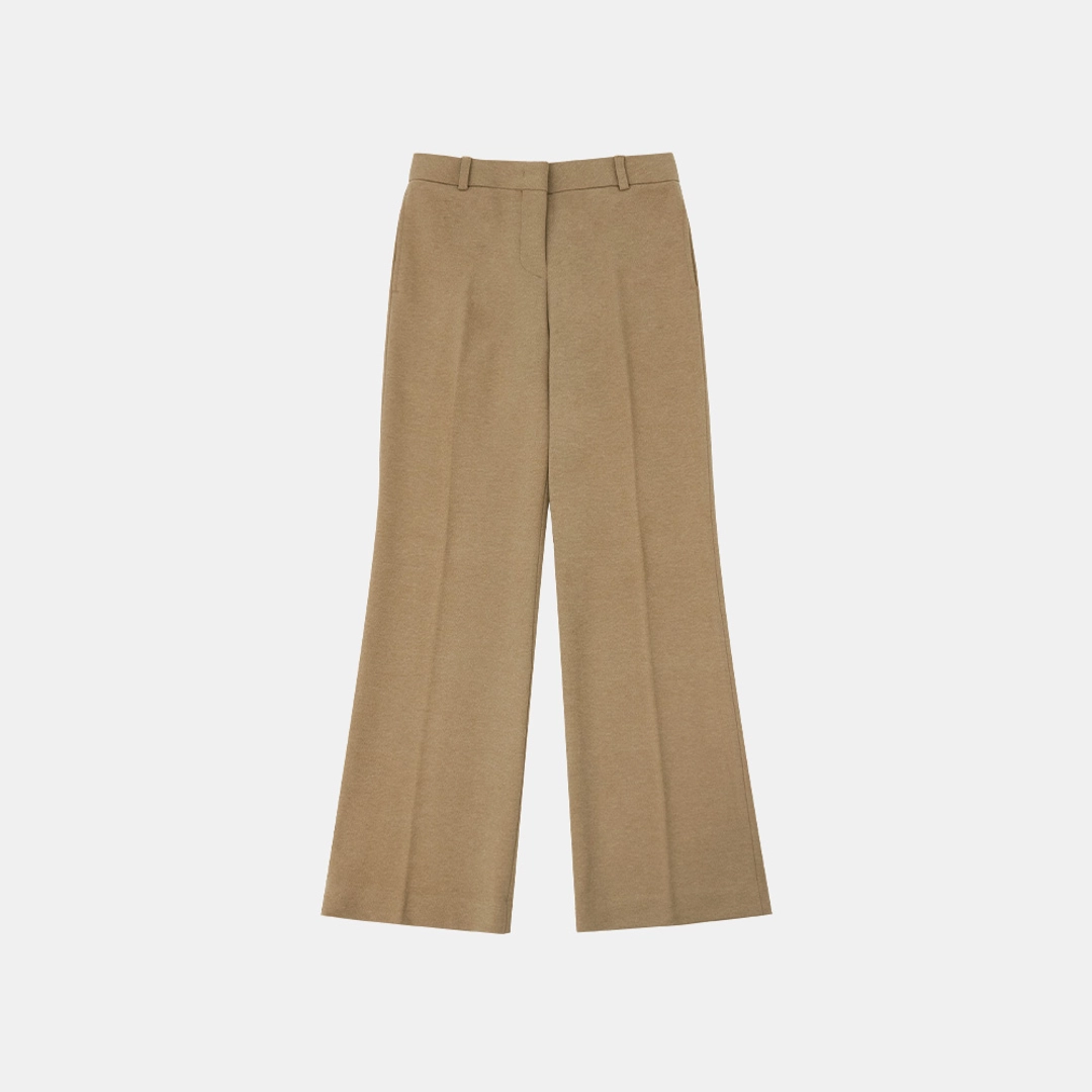 시야쥬 SIPT7181 실키 클린 부츠 컷 슬랙스_Camel beige 상품 이미지 1