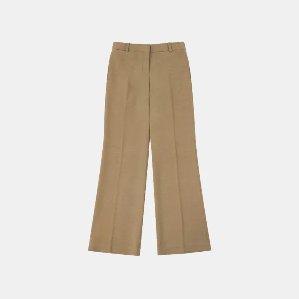 SIPT7181 실키 클린 부츠 컷 슬랙스_Camel beige