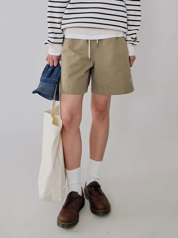 Prepster washed shorts_khaki