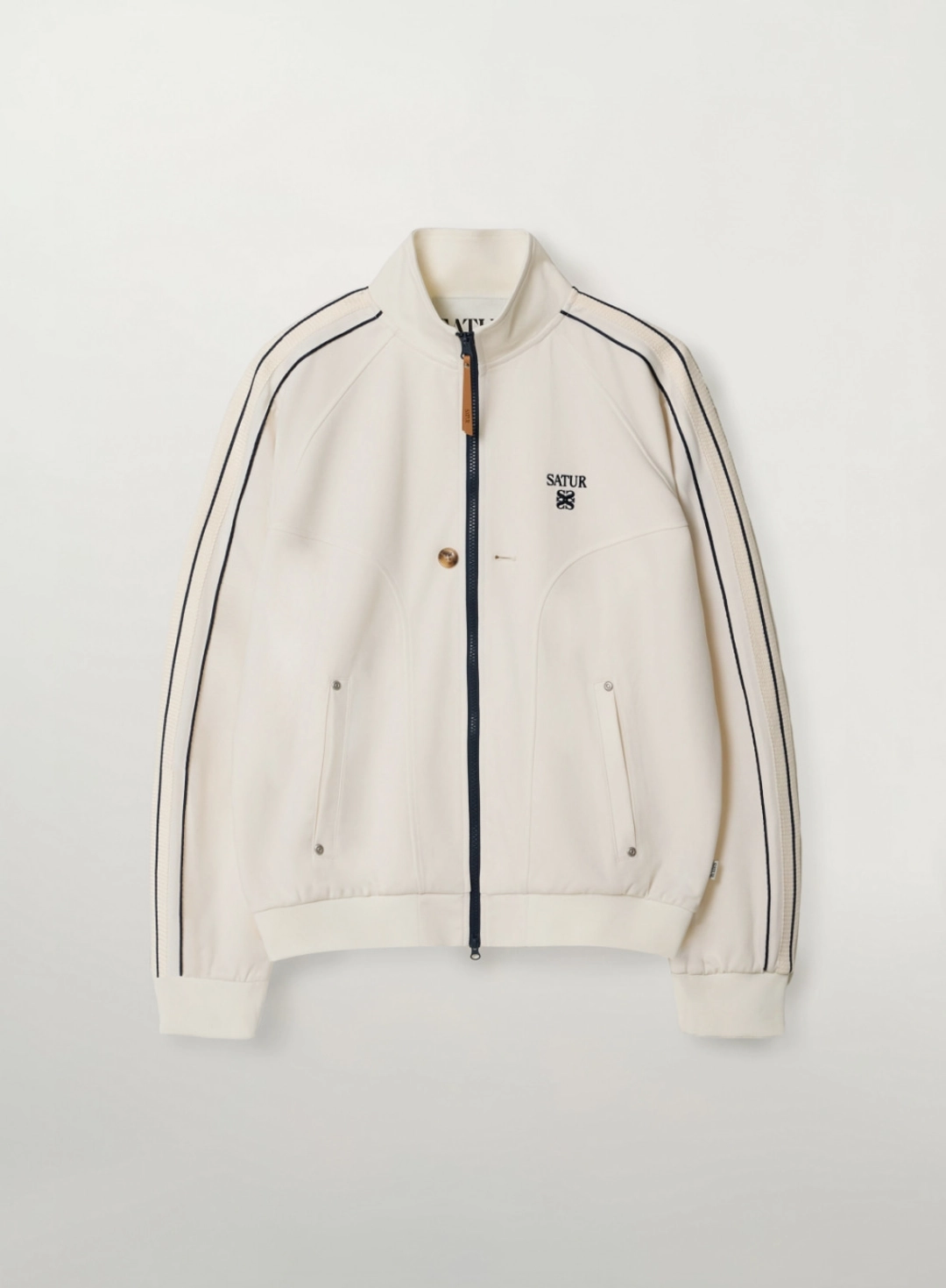세터 Essential Lawton Track Zip-up Jacket - Cream 상품 이미지 1