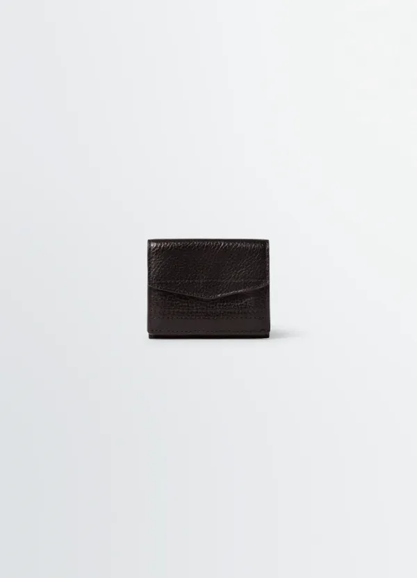 GEAR TRIFOLD WALLET IN LEATHER