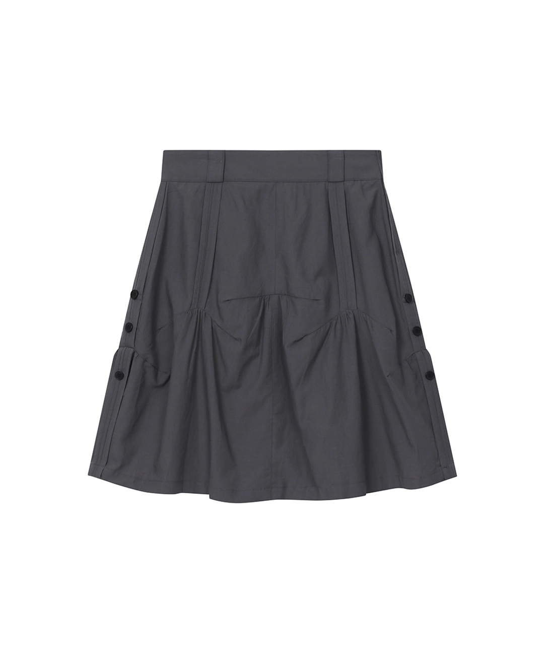 미세키서울 [레이 PICK] Slouchy balloon midi skirt CHARCOAL 상품 이미지 2