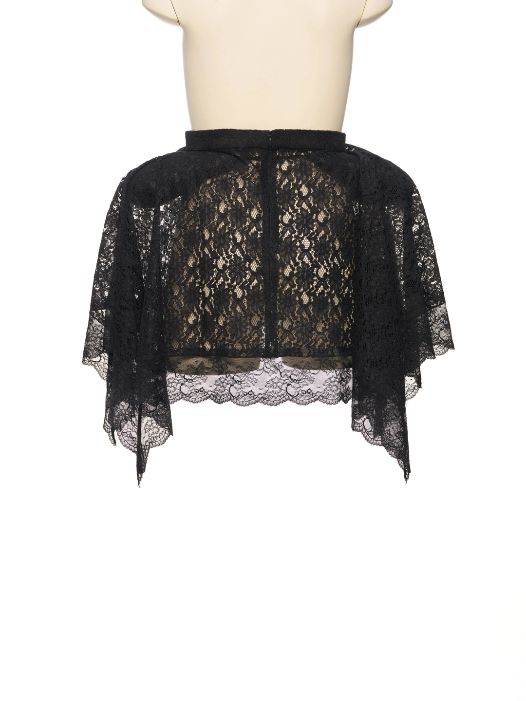 푸쉬버튼 FW26 BLACK LACE DRAPED SKIRT 상품 이미지 1