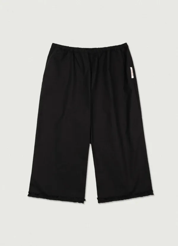 2nd/ Frill Capri Pants [black]