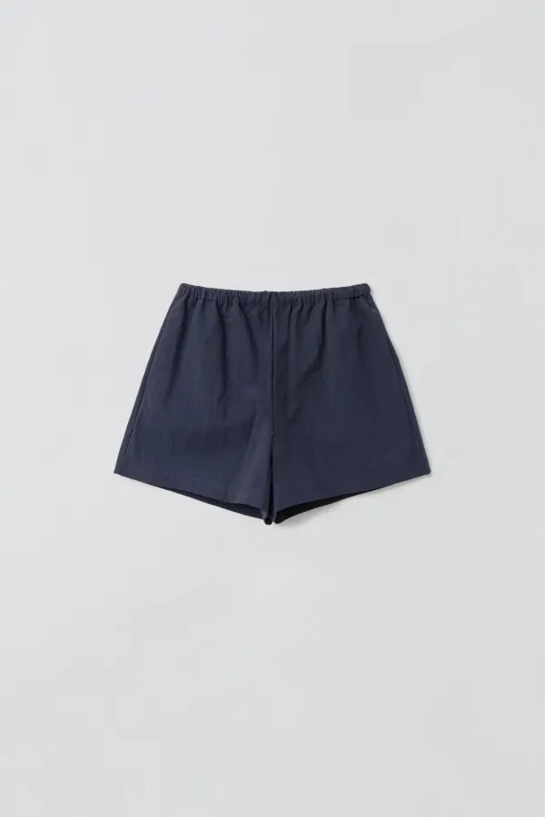 BASIC COTTON SHORTS_NAVY