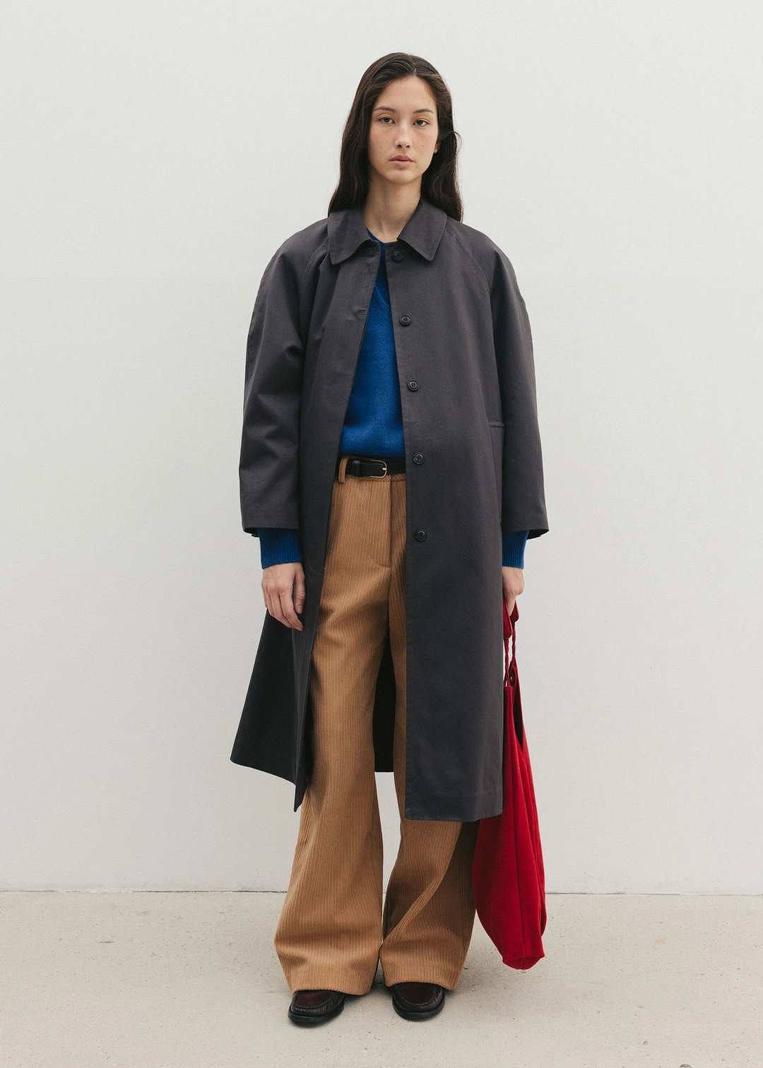 더라이 Balmacan Trench Coat(Charcoal) 상품 이미지 2
