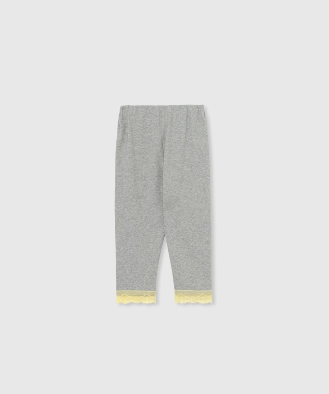 니히 Lace trim leggings (Melange gray) 상품 이미지 1