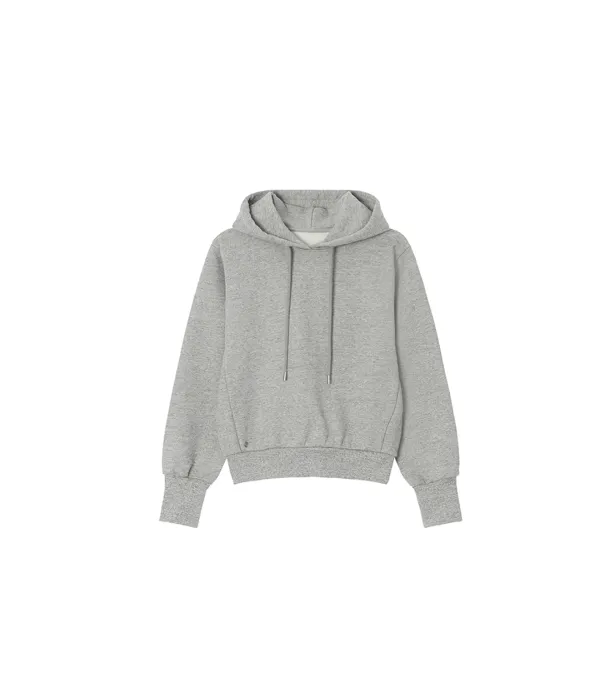 FRENCH TERRY CROP HOODIE