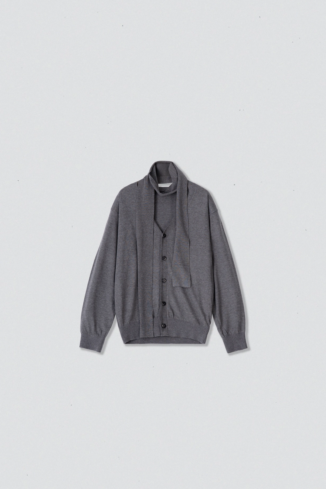 스앨더 37505_Loose-fit cardigan with a scarf 상품 이미지 1