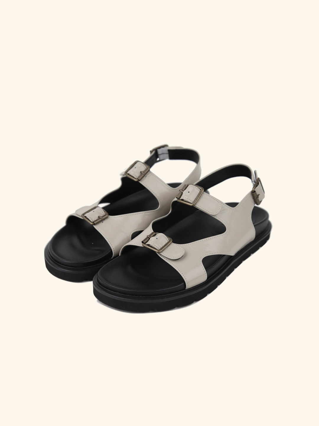 러브듀이 2 STRAP MOLD sandal / 크림베이지 상품 이미지 3