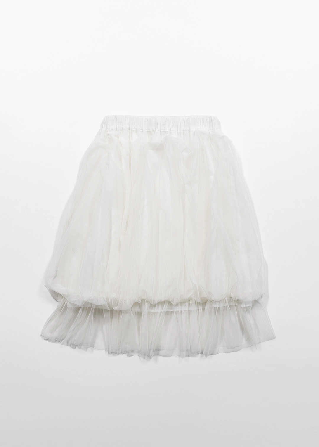 생긴 NEO BALLOON TULLE MIDI SKIRT - IVORY 상품 이미지 1
