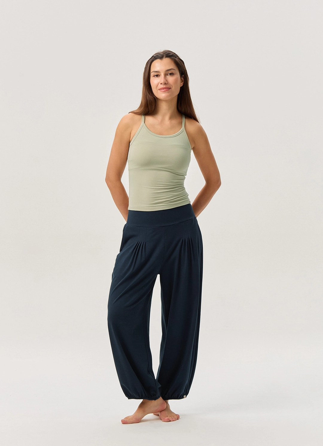 부디무드라 Origami pants (Unisex)_Carbon 상품 이미지 1