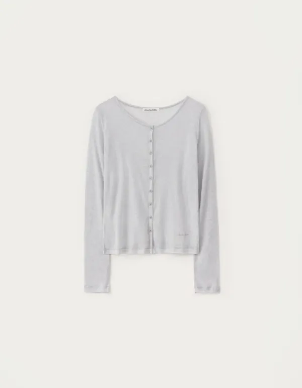 6.10 출고 New Lovey Button Cardigan - Grey