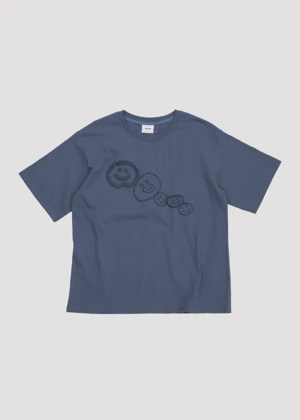 20S T SHIRT LOVE FAMILY BLUE