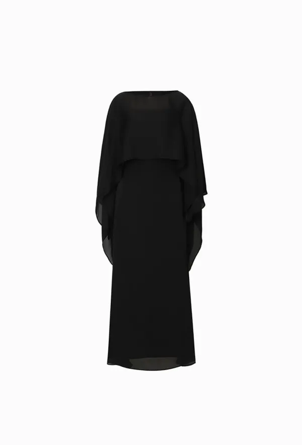 [APHRODITE] #01 Cape Dress (Black)