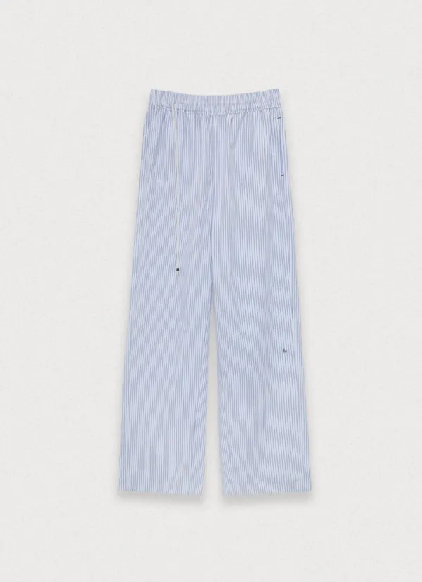 Gentle wind banding pants - ivory