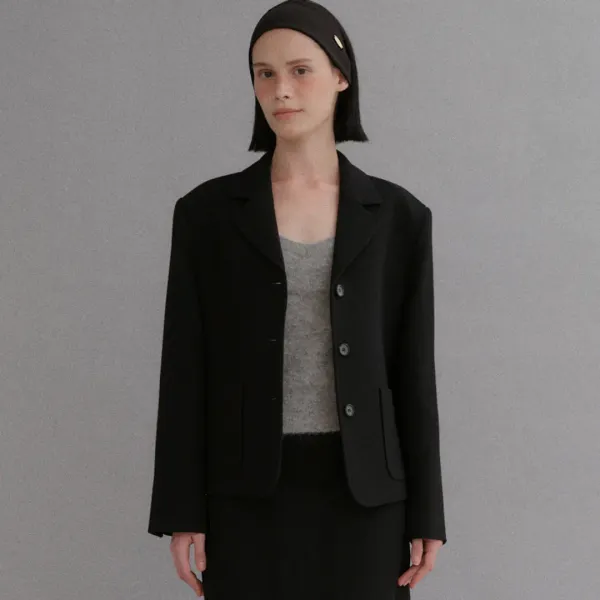 HINODE Wool jacket_by Japan Fabric (HINODE)