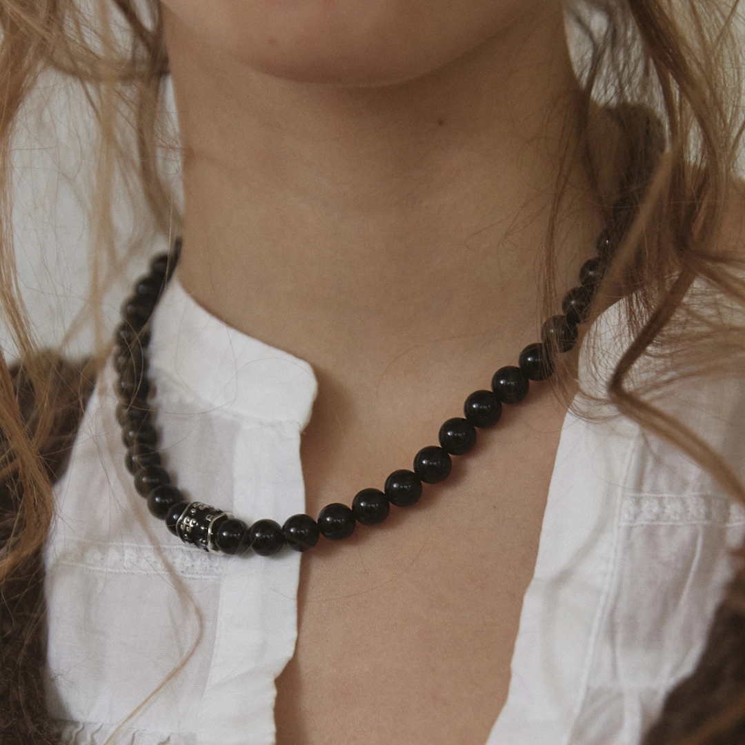엔프프 noxpearl necklace-black 상품 이미지 1