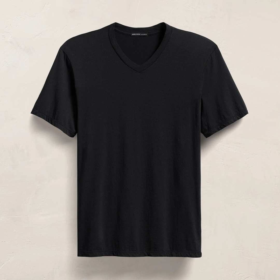 제임스펄스 3 Pack Luxe Lotus Jersey V Neck Tee - Black 상품 이미지 2