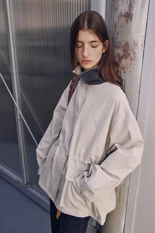 rachel field jacket - beige