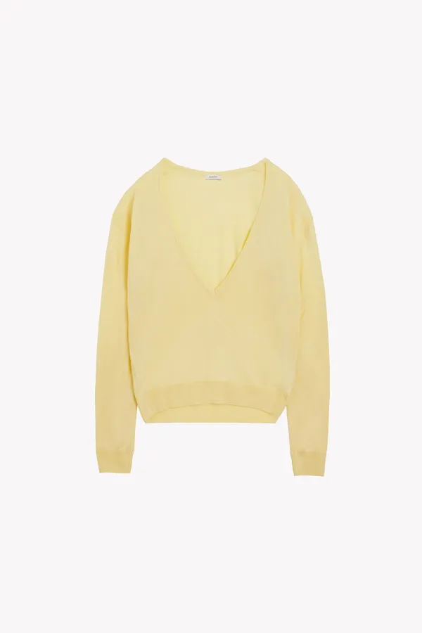 Brio Deep V Knit (Yellow)